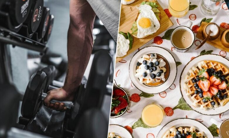 Imagen de un desayuno saludable con frutas y granola