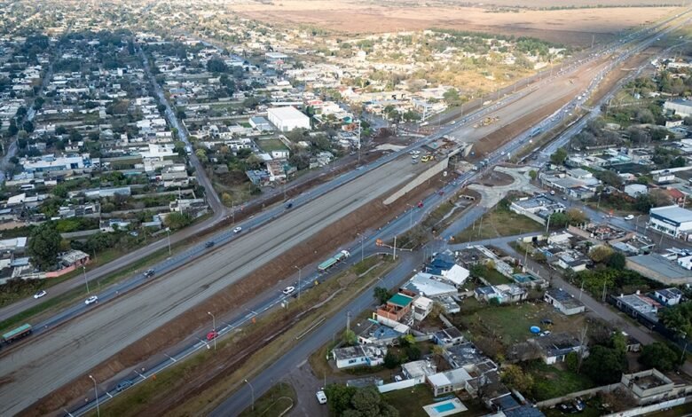 Imagen del altonivel en construcción en Malvinas Argentinas