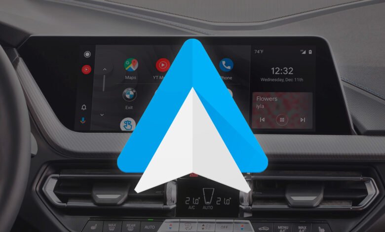 Pantalla de Android Auto con error de llamada