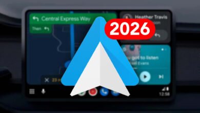 Pantalla de Android Auto mostrando la función de lectura de PDF