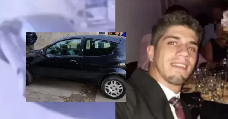 El Ford Ka negro que usó Claudio Barrelier