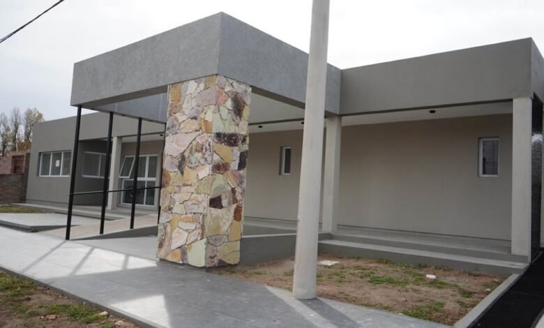Imagen del nuevo Centro de Salud de Olaeta en construcción