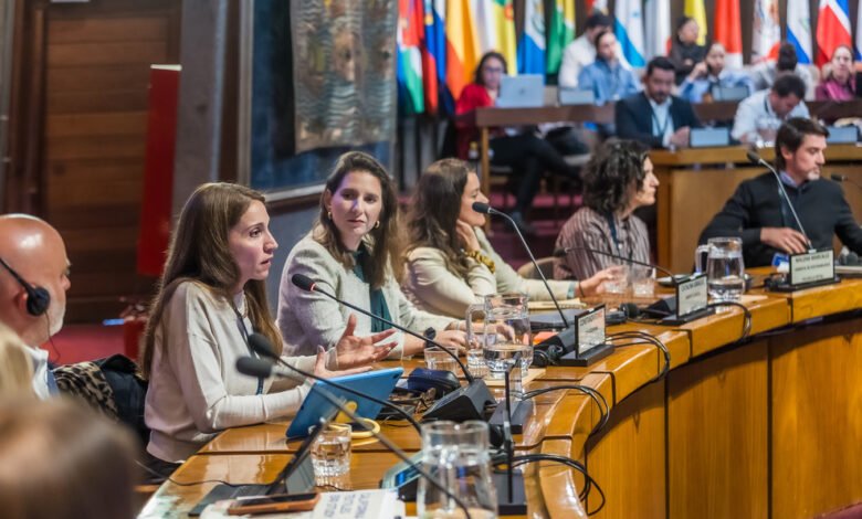 Victoria Flores, secretaria General de Ambiente, Economía Circular y Biociudadanía, en el Global Textile Ministerial & Industry Summit