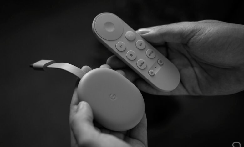 Chromecast de Google con mando a distancia