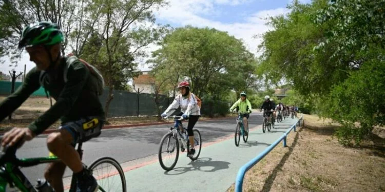 Bicicletas en la Plaza General Urquiza