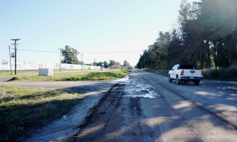 Imagen de la pavimentación del camino S-257 en Río Cuarto