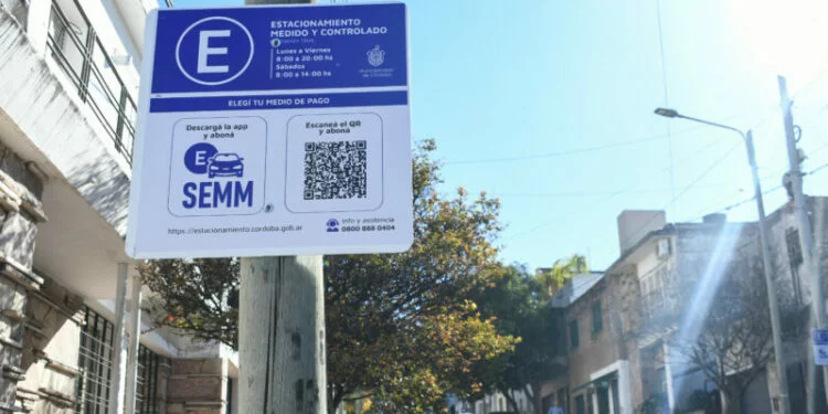 Estacionamiento medido en Córdoba