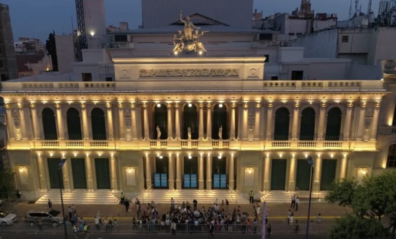 Imagen de la gala del cuarteto en el Teatro del Libertador