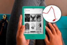 Imagen de un Kindle con una pantalla grande y una interfaz de usuario intuitiva