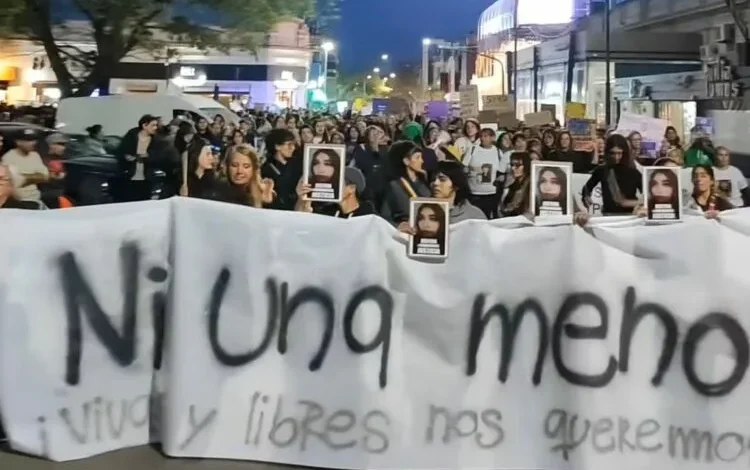 Movilización en Villa Carlos Paz por Ni Una Menos