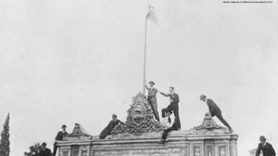 Imagen conmemorativa del 108° aniversario de la Reforma Universitaria en la Universidad Nacional de Córdoba