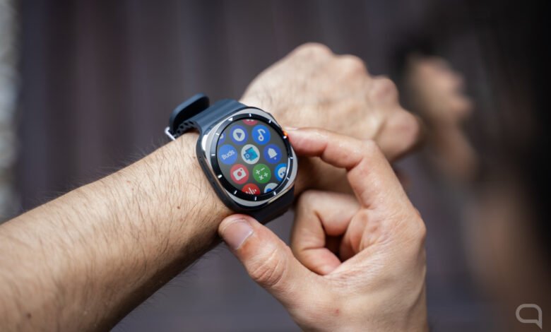 Imagen del Samsung Galaxy Watch Ultra 2 con su pantalla y diseño elegante