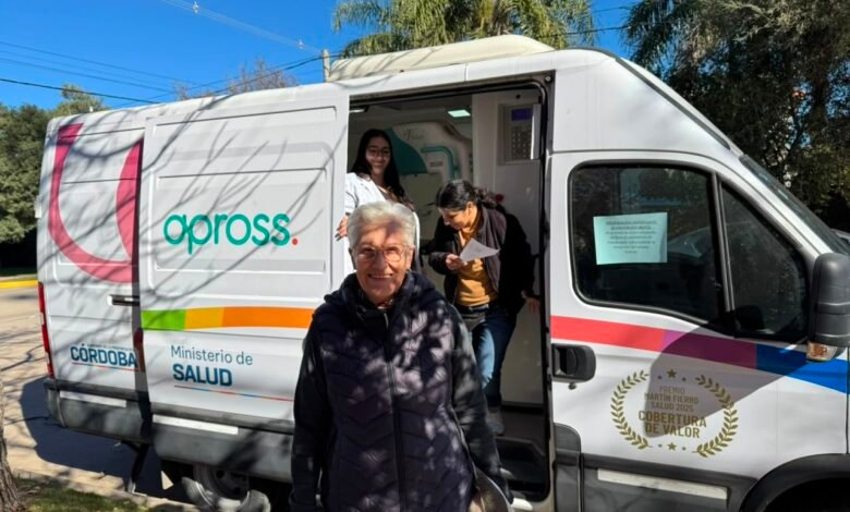 Un mamógrafo móvil de APROSS + Cerca en el interior provincial
