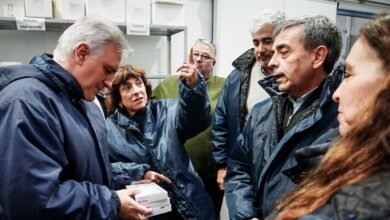 Imagen de un bebé recién nacido recibiendo atención médica