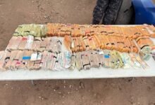 Imagen de la operación policial en barrio Alberdi