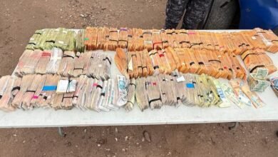 Imagen de la operación policial en barrio Alberdi