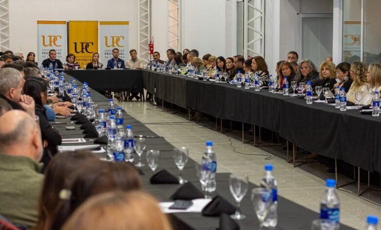 Imagen del acto inaugural del Consejo Intersectorial en Marcos Juárez