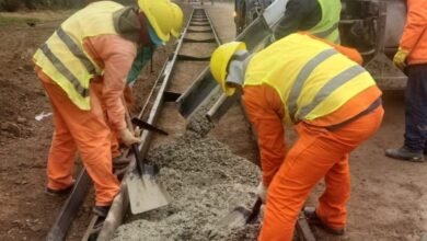 Imagen de la pavimentación de la Ruta S-433