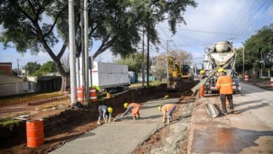 Trabajos de duplicación de calzada en Av. Bodereau