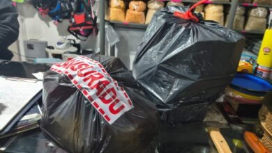 Imagen de productos zooterápicos decomisados en Oncativo