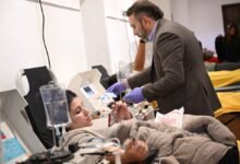 Donantes de sangre en el Cabildo Histórico de Córdoba