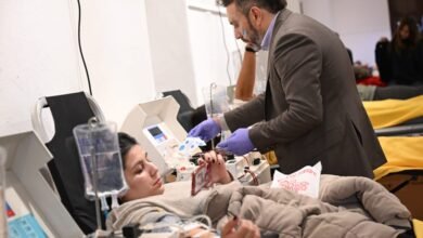 Donantes de sangre en el Cabildo Histórico de Córdoba