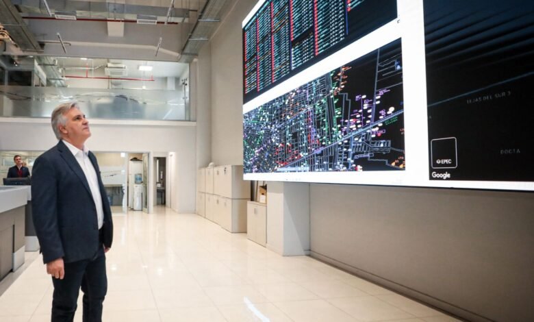 Imagen del Centro de Control de Alumbrado Público Inteligente de Córdoba