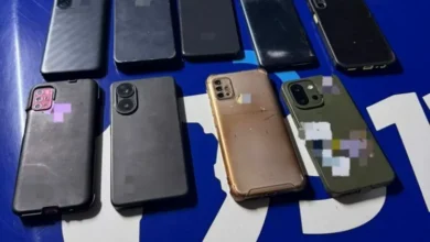 Policía de Córdoba en acción durante los festejos de la Selección Argentina