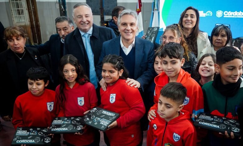 Entrega de netbooks en Villa María
