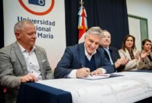 Gobierno de Córdoba y Universidad Nacional de Villa María firmar convenio para obras de infraestructura