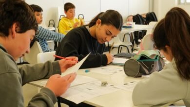 Estudiantes participando en la Olimpiada Cordobesa de Matemática
