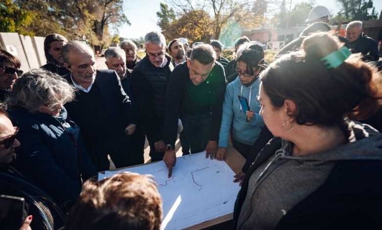 Imagen de la obra en la Avenida Bodereau