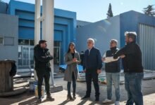 Imagen de la nueva sede de la Escuela de Suboficiales en construcción