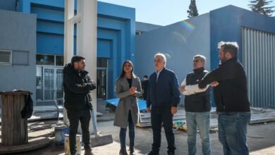 Imagen de la nueva sede de la Escuela de Suboficiales en construcción