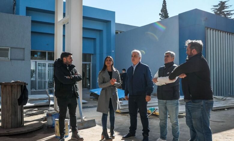 Imagen de la nueva sede de la Escuela de Suboficiales en construcción