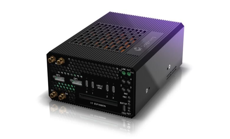 Imagen de la plataforma Qualcomm Dragonwing IQ10 RRD, diseñada para ser el cerebro de los próximos robots y vehículos autónomos.