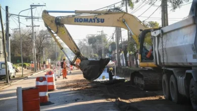 Trabajos de construcción en la avenida Bodereau