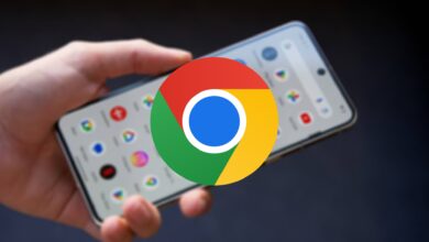 Logo de Google Chrome en una pantalla de computadora