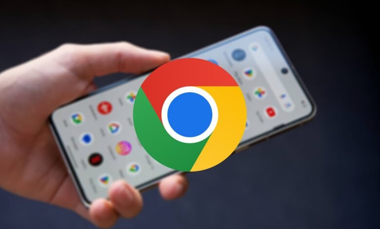 Logo de Google Chrome en una pantalla de computadora