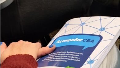 Imagen de un taller de AcompañarCBA en una escuela de Córdoba