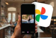 Imagen de la pantalla de Google Fotos mostrando el álbum de stickers