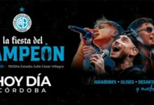 Imágenes de la celebración del título del Club Atlético Belgrano