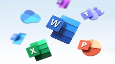 Imagen de la pantalla de inicio de Microsoft Office 2019