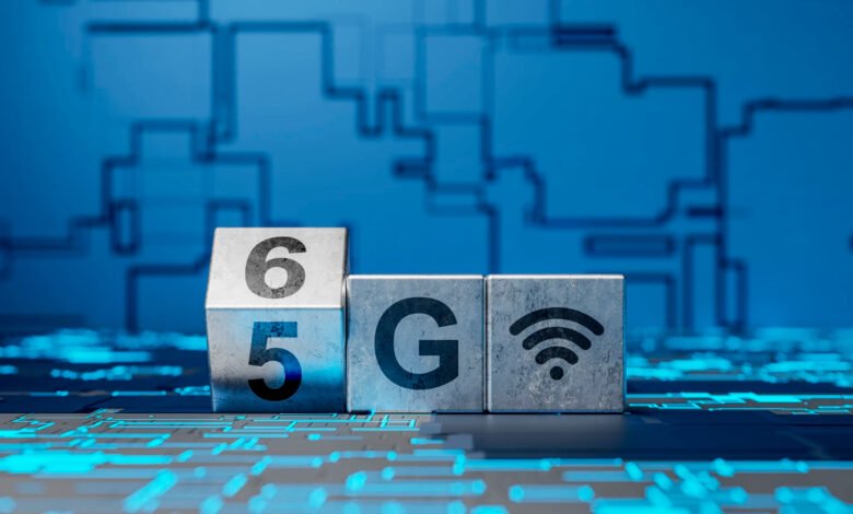 Imagen de una antena de red 6G