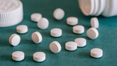Pastillas de medicamento para tratar la narcolepsia