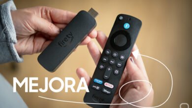 Imagen de la interfaz de Amazon Fire TV HD con la función Pantalla Adaptativa