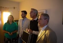 Imagen de la película 'El Club de Pesca' con los actores principales