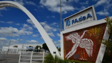 Imagen de la fábrica de aviones FAdeA en Córdoba