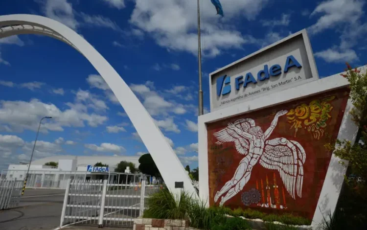Imagen de la fábrica de aviones FAdeA en Córdoba