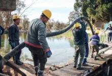 Imágenes del Parque Sarmiento antes y después de la renovación del puente
